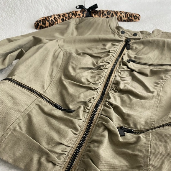 William Rast Target Ruched Utility Military Jacket - Picture 6 of 16